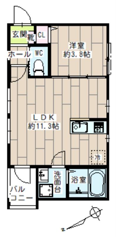 シェソワ東大井 間取り